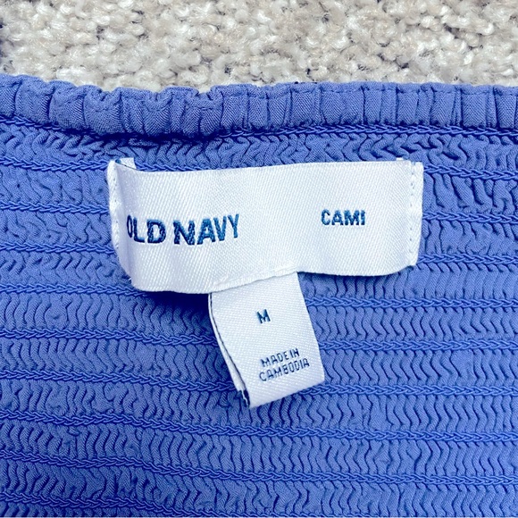 Old Navy Periwinkle Blue Dress with floral detail - Picture 3 of 4